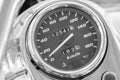 Big motorcycle speed meter Royalty Free Stock Photo