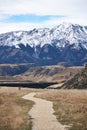 Big Mountain at Cave Stream Scenic Reserve, New Zealand Royalty Free Stock Photo