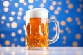 Big mug beer oktoberfest. Generate Ai Royalty Free Stock Photo