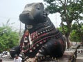 Big Nandi statue at Nandi Hills near banglore