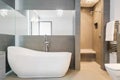 Big new design bathtub Royalty Free Stock Photo