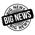 Big News rubber stamp