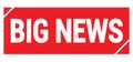 BIG NEWS text written on red stamp sign Royalty Free Stock Photo