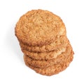 Big oatmeal cookies Royalty Free Stock Photo