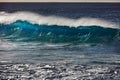 Big ocean wave in beautiful light Royalty Free Stock Photo