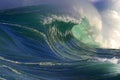 Big Ocean Wave in Hawaii Royalty Free Stock Photo