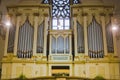 big old beautiful organ in church