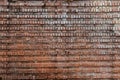 Old brick background, texture and pattern. Big red brick wall Royalty Free Stock Photo