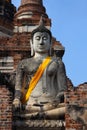 Big and old Buddha statue Royalty Free Stock Photo