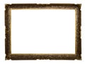 Big old frame isolated Royalty Free Stock Photo