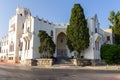 Big old mansion in the promenade of Kos island, Dodecanese, Greece Royalty Free Stock Photo