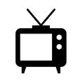 Big old television Royalty Free Stock Photo