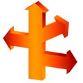 The big orange arrow