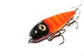 Big Orange Fishing Lure Royalty Free Stock Photo