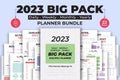 2023 Daily - Weekly - Monthly - Yearly Big Pack Planner Bundle