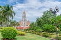 Big pagoda at Wat Yan Sang Wararam Woramahawihan