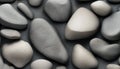 Big pebbles. Stone texture. Big smooth rocks Royalty Free Stock Photo