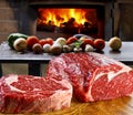 Big pieces of meat Royalty Free Stock Photo