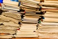 Big pile of books Royalty Free Stock Photo
