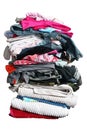 Big pile of laundry with path