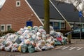 Big pile of trash bags Royalty Free Stock Photo