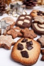 Big pile of various cookies Royalty Free Stock Photo