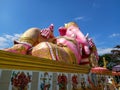 Big pink Ganesha Buddha statue