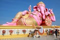 Big Pink Ganesha Statue