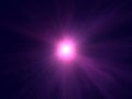 Big pink and violet space star explosion Royalty Free Stock Photo