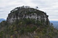 Big Pinnacle at Pilot Mountain State Park Royalty Free Stock Photo