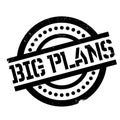 Big Plans rubber stamp