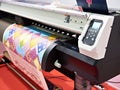 Big plotter printer with LED Royalty Free Stock Photo