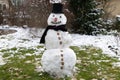 a pretty snowman