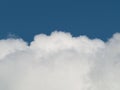 Big puffy cloud in sky, closeup Royalty Free Stock Photo