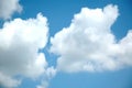 Big Puffy White Clouds Royalty Free Stock Photo