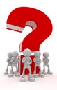 Big question Royalty Free Stock Photo