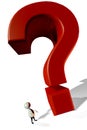 Big Question Royalty Free Stock Photo