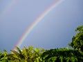 Rainbow over the roof