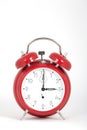 Big red alarm clock Royalty Free Stock Photo