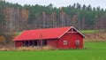 Big Red Barn Royalty Free Stock Photo