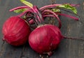 Big red beet root peeled Royalty Free Stock Photo