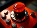 Big Red Button Royalty Free Stock Photo