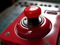 Big Red Button Royalty Free Stock Photo
