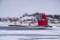 Big Red Holland Lighthouse Royalty Free Stock Photo