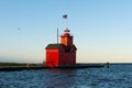 Big Red Lighthouse Royalty Free Stock Photo