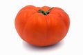 Big red Raf tomato isolated on white background Royalty Free Stock Photo