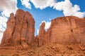 Big red rocks of Monument Valley.