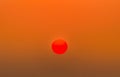 Big red sun Royalty Free Stock Photo