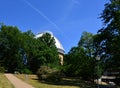 Big Refractor in Science Park Albert Einstein on the Hill Telegrafenberg in Potsdam, Brandenburg Royalty Free Stock Photo