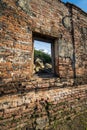 Temple of Ayutthaya, History of Thailand Buddha Royalty Free Stock Photo